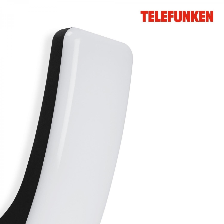 Telefunken 311605TF - Aplique LED para exterior LED/15W/230V IP44 negro
