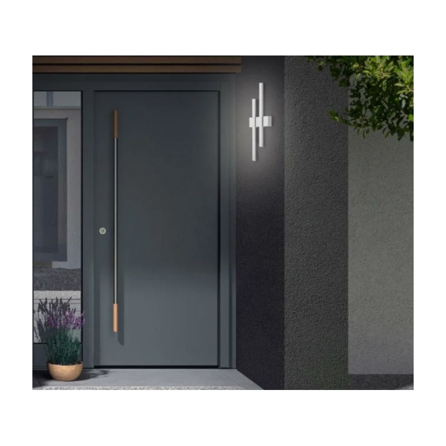Telefunken 313204TF - Aplique de pared exterior LED 2xLED/4W/230V 4000K IP44