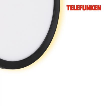 Telefunken 313405TF - Aplique de pared LED para exterior LED/15W/230V IP44 negro