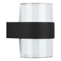 Telefunken 320405TF - Aplique de pared LED para exterior 2xLED/8W/230V IP44 negro