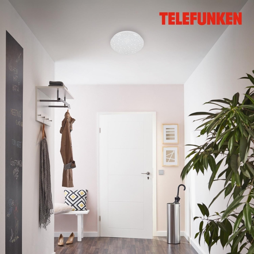 Telefunken 601706TF - Plafón LED con sensor LED/12W/230V diá. 27 cm