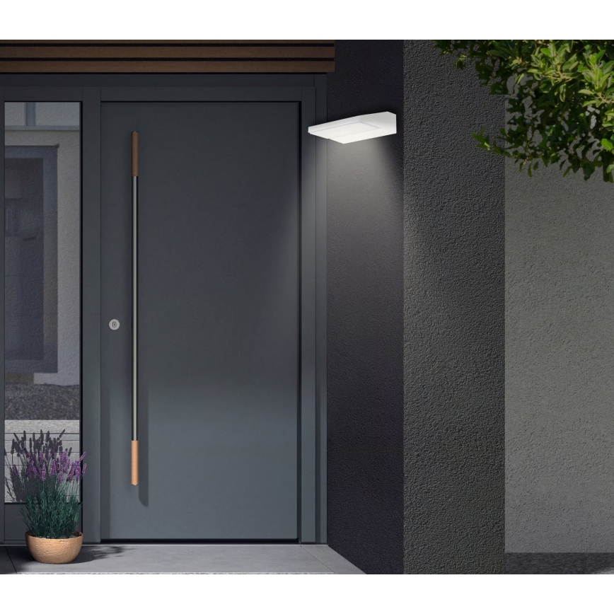 Telefunken - Aplique de pared exterior LED/10W/230V IP44 blanco