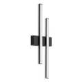 Telefunken - Aplique de pared exterior LED 2xLED/4W/230V 4000K IP44 negro