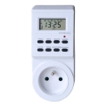 Temporizador digital semanal 16A/230V 200 mAh