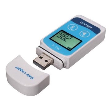 Termómetro con registro USB/1xCR2032 IP67