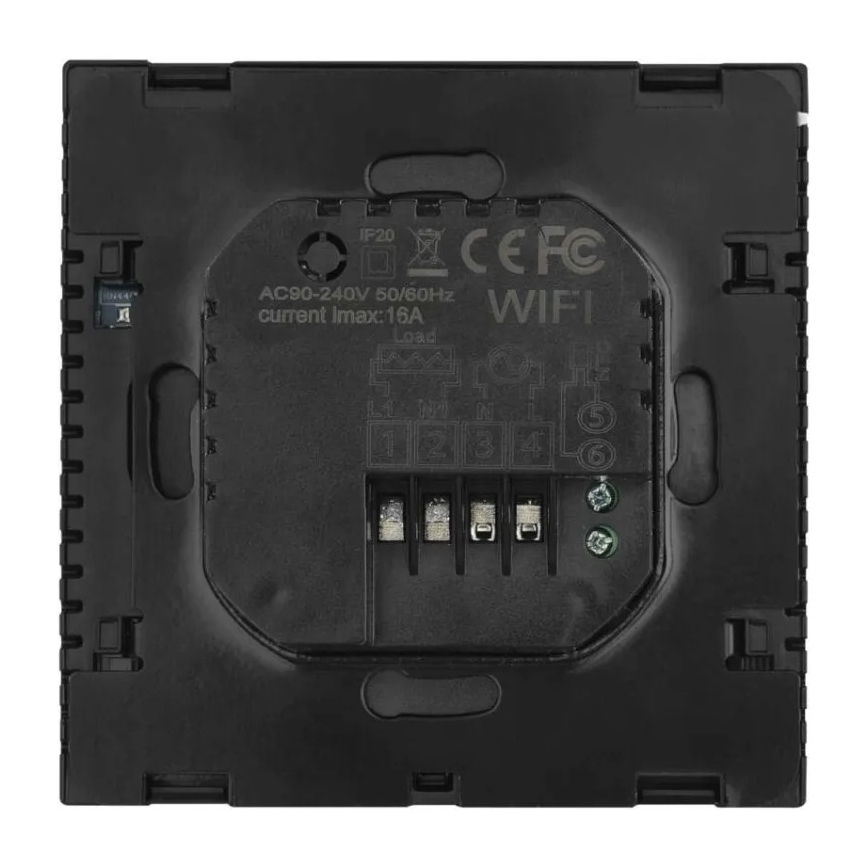 Termostato cableado para suelo radiante GoSmart 230/16A Wi-Fi