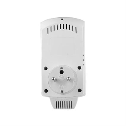 Termostato con enchufe 230 V y Wi‑Fi Tuya