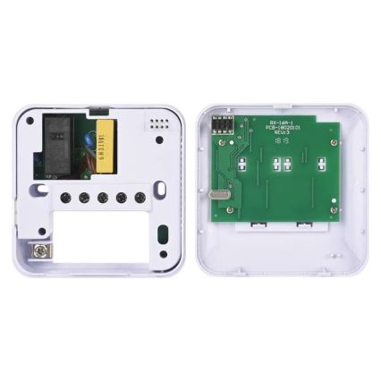 Termostato de ambiente manual inalámbrico 230V/16A 2xAA blanco