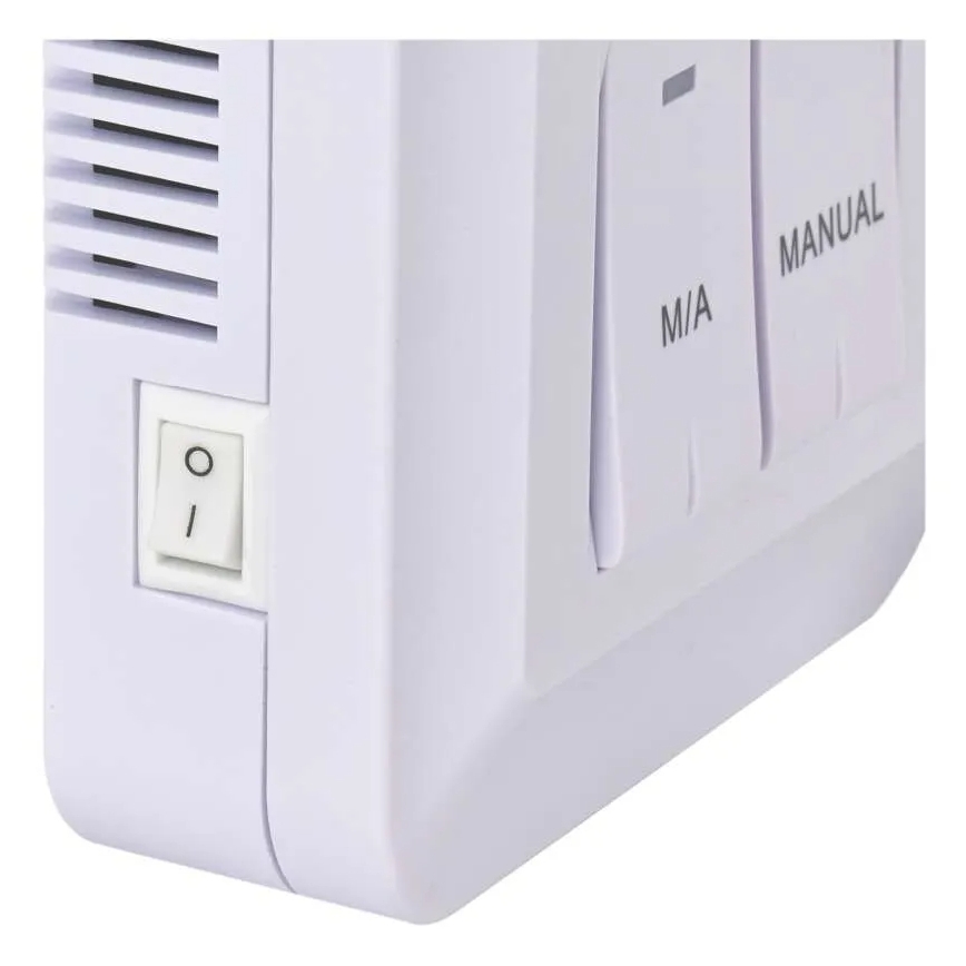 Termostato de ambiente manual inalámbrico 230V/16A 2xAA blanco