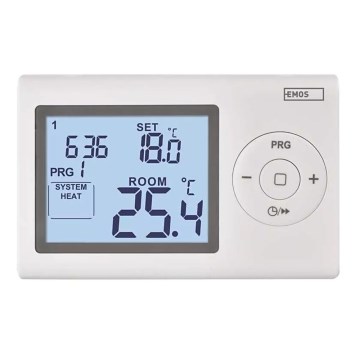 Termostato programable 2xAAA