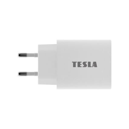 TESLA Electronics - Adaptador para cargador rápido Power Delivery 20W blanco