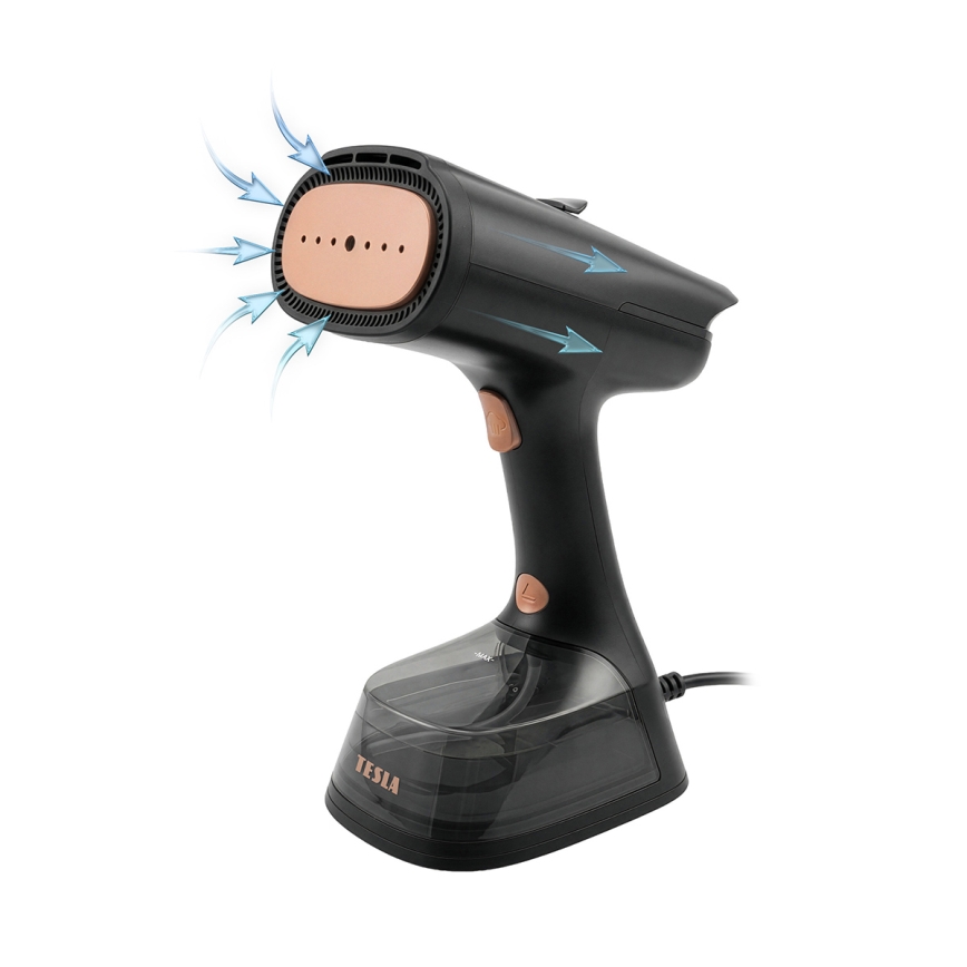 TESLA Electronics AeroGrip - Vaporizador de ropa 2 en 1 1400W/230V