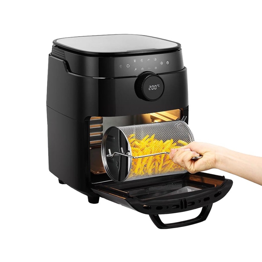 TESLA Electronics AirCook & Grill - Freidora de aire digital multifuncional inteligente 12 l 1800W/230V Wi-Fi
