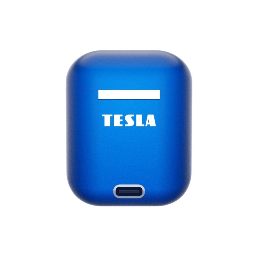 TESLA Electronics - Auriculares inalámbricos 300 mAh + 2x 25 mAh IPX4 azul