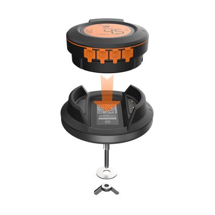 TESLA Electronics Cook - Termómetro digital para carne con sonda 0-400 °C, 2xAA, IP65