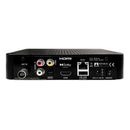 TESLA Electronics - Receptor DVB-T2 H.265 (HEVC) con HbbTV 12V + mando a distancia