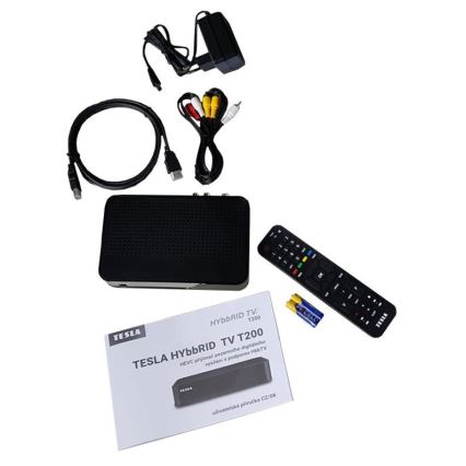 TESLA Electronics - Receptor DVB-T2 H.265 (HEVC) con HbbTV 12V + mando a distancia