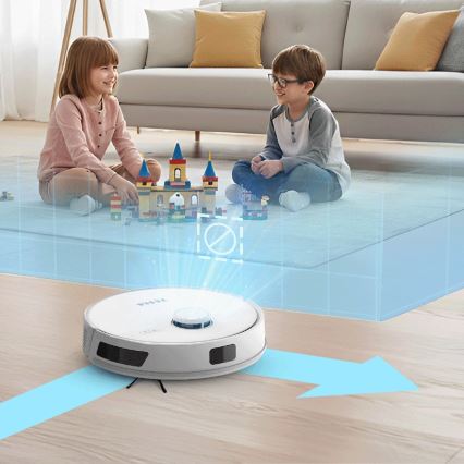 TESLA Electronics RoboStar - Aspirador robótico inteligente 2 en 1 3200 mAh Wi-Fi blanco