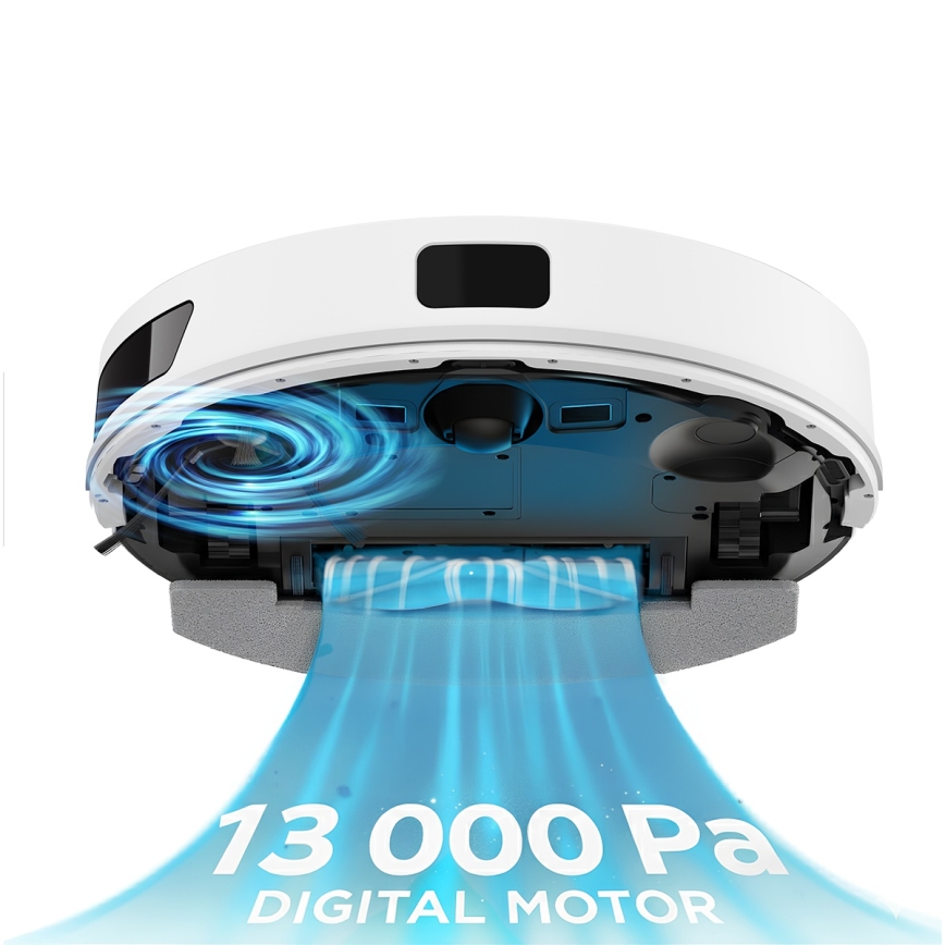 TESLA Electronics RoboStar - Aspiradora robótica inteligente 3 en 1 3200 mAh Wi-Fi blanca