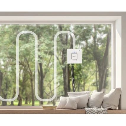 TESLA Electronics RoboStar - Limpiacristales inteligente con pulverización de agua 72W/230V/650 mAh Wi-Fi + mando a distancia