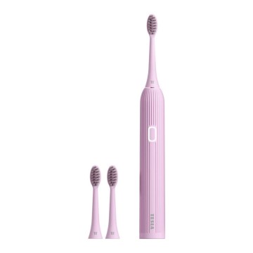 TESLA Smart - Cepillo de dientes sónico inteligente TS200 rosa