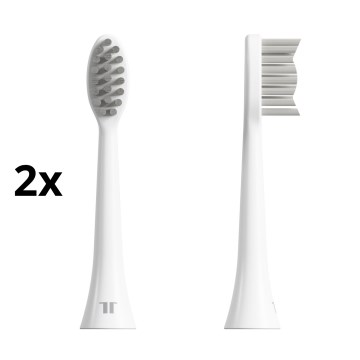 TESLA Smart - SET 2x Cabezal de repuesto para cepillo de dientes sónico TS200 blanco