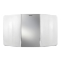 theben - Proyector LED de pared 2xLED/10W/230V plata IP55