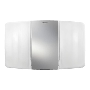 theben - Proyector LED de pared 2xLED/10W/230V plata IP55