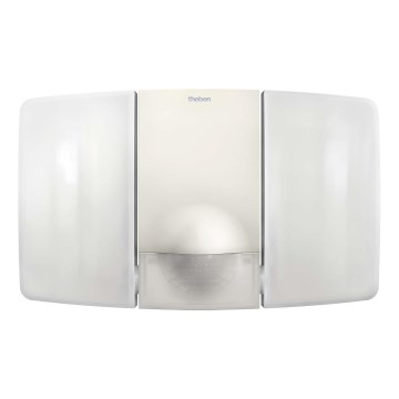 theben - Reflector LED de pared con sensor 2xLED/10W/230V blanco IP55