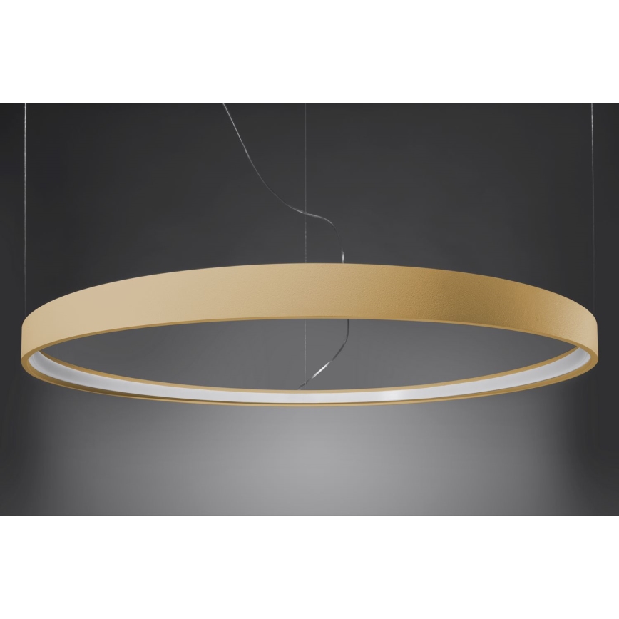Thoro TH.174 - Lámpara LED colgante RIO LED/50W/230V CRI 90 3000K diá. 78 cm dorado