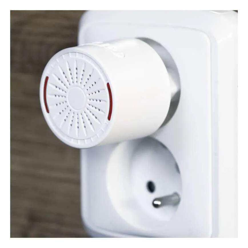 Timbre inalámbrico enchufable 230 V + 1x CR2032, blanco