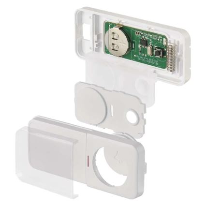 Timbre inalámbrico enchufable 230 V + 1x CR2032, blanco