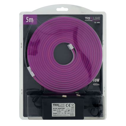 Tira flexible LED NEON LED/10W/230V 5 m IP65 púrpura