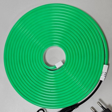 Tira flexible LED NEON LED/10W/230V 5 m IP65 verde