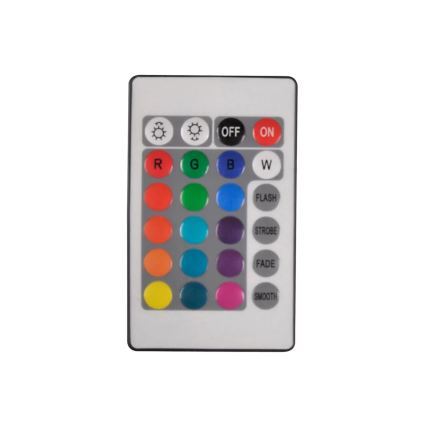 Tira LED RGB regulable 5m LED/18W/12V IP20 + mando a distancia