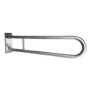 Tirador 10,3x25,3 cm acero inoxidable/plateado