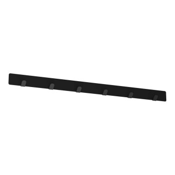 Toallero de pared 60 cm negro