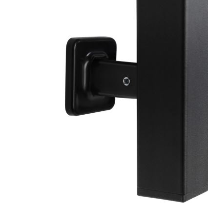 Toallero eléctrico con termostato AVANGARD 181W 50x90 cm negro, lado derecho