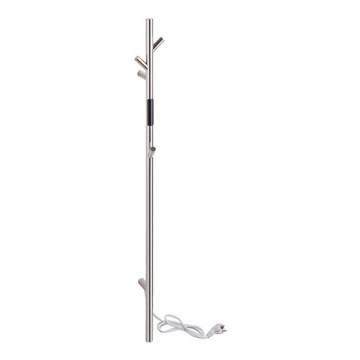 Toallero eléctrico de barra 118 cm, 30 W, acero inoxidable