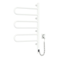 Toallero eléctrico giratorio con termostato FOUETTE 100W 80x49 cm blanco