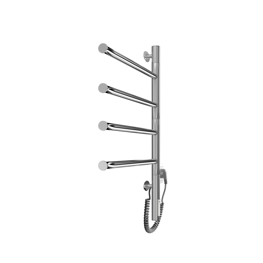 Toallero eléctrico giratorio VEER 50W/230V 62,5x44,5 cm acero inoxidable/cromo brillante