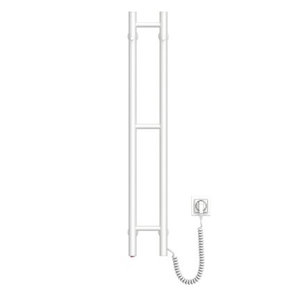 Toallero eléctrico SILOUETTE 46W 100x16 cm  blanco derecho