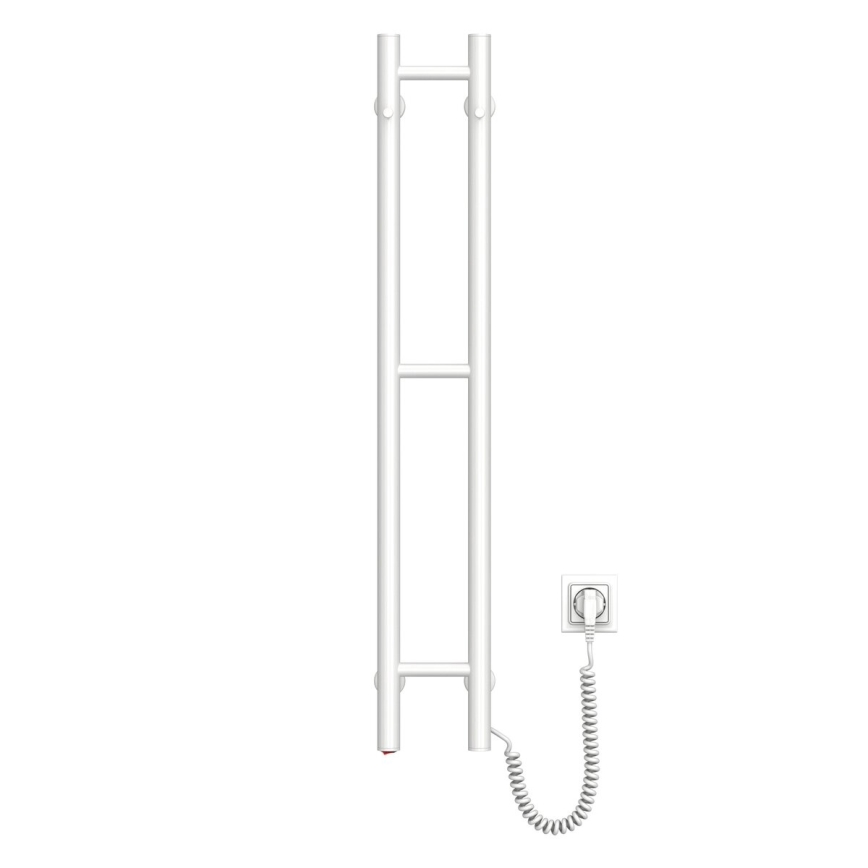 Toallero eléctrico SILOUETTE 46W 100x16 cm  blanco derecho