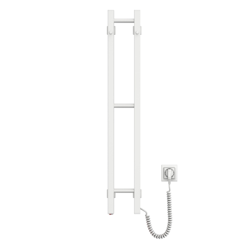 Toallero eléctrico SILOUETTE 59W 101x16 cm blanco, lado derecho