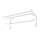 Toallero para radiador de baño HF SHEFFIELD 52 x 20,4 cm, blanco