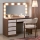 Tocador AMORIO 120x55 cm cachemir/acabado nogal