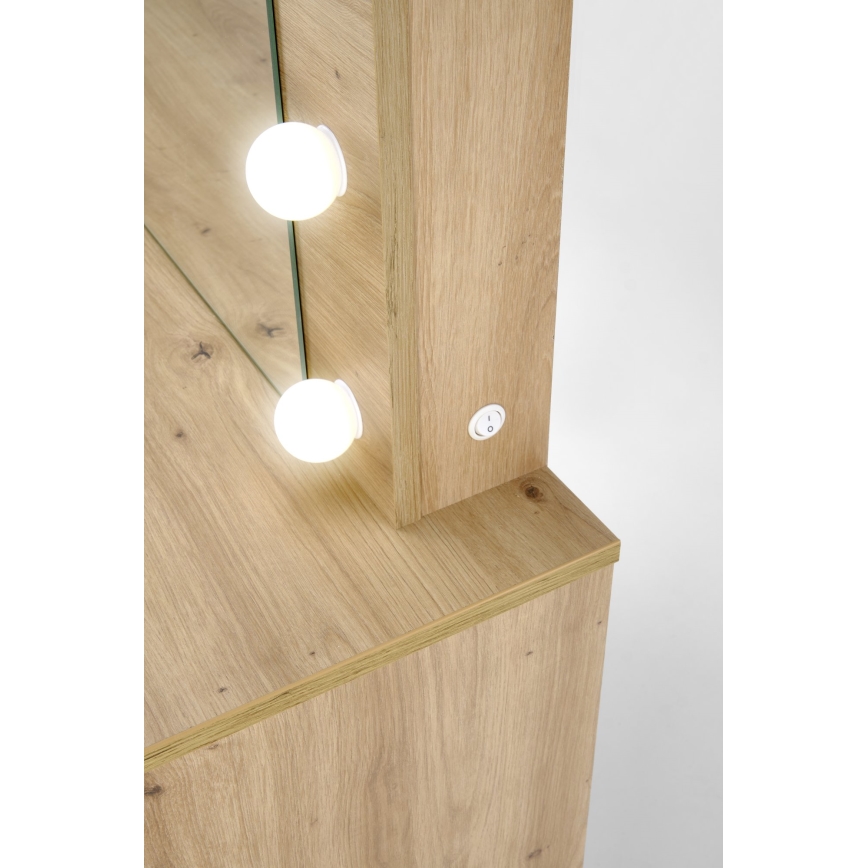 Tocador AMORIO 94x43 cm roble Artisan