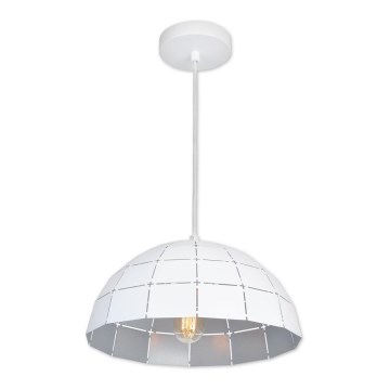 Top Light Apolo 30B - Lámpara colgante APOLO 1xE27/40W/230V blanco/plata
