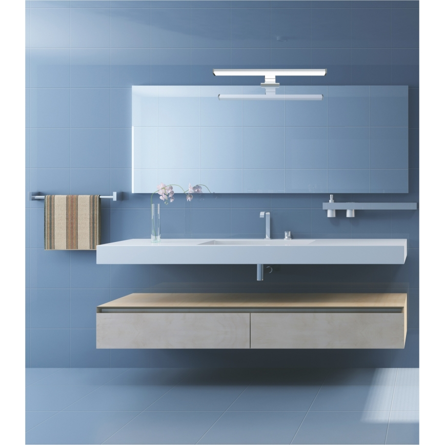 Top Light - LED Iluminación para espejo de baño TEXAS LED/8W/230V 3000/4000/6500K IP44 40 cm cromo mate