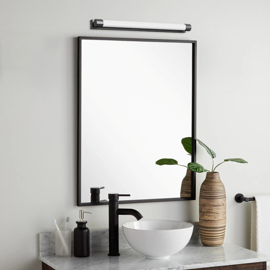 Top Light - Iluminación LED para espejo de baño TURIA LED/12W/230V 3000/4000/6500K IP44 60 cm negro